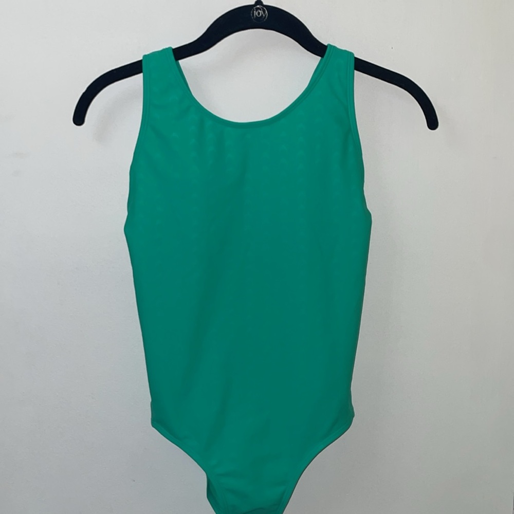 Girl’s Kelly Green Swimsuit Size 12 NWOT